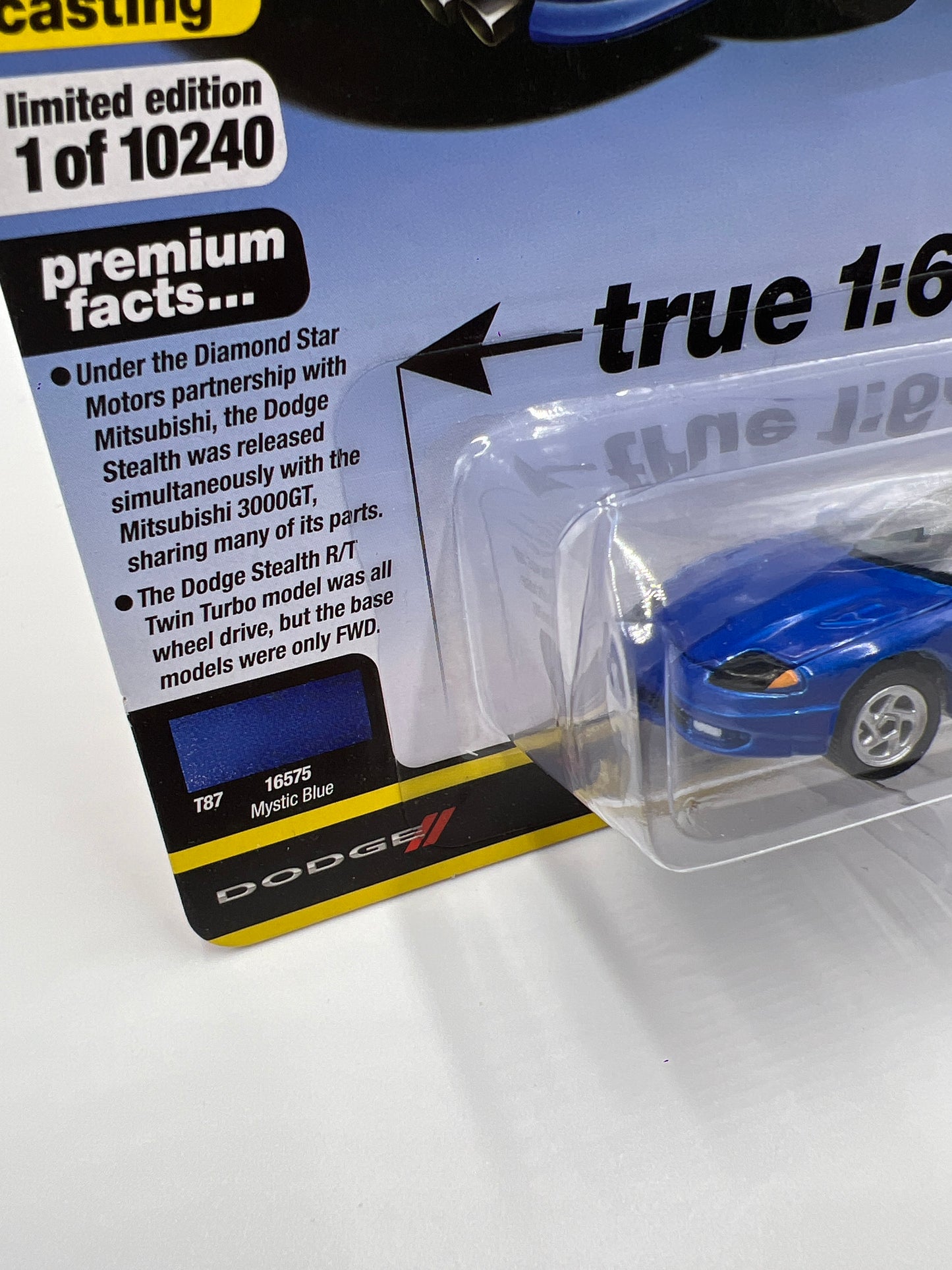 Auto World Modern Muscle Release 5 Version B 1991 Dodge Stealth R/T Twin Turbo Mystic Blue 184B