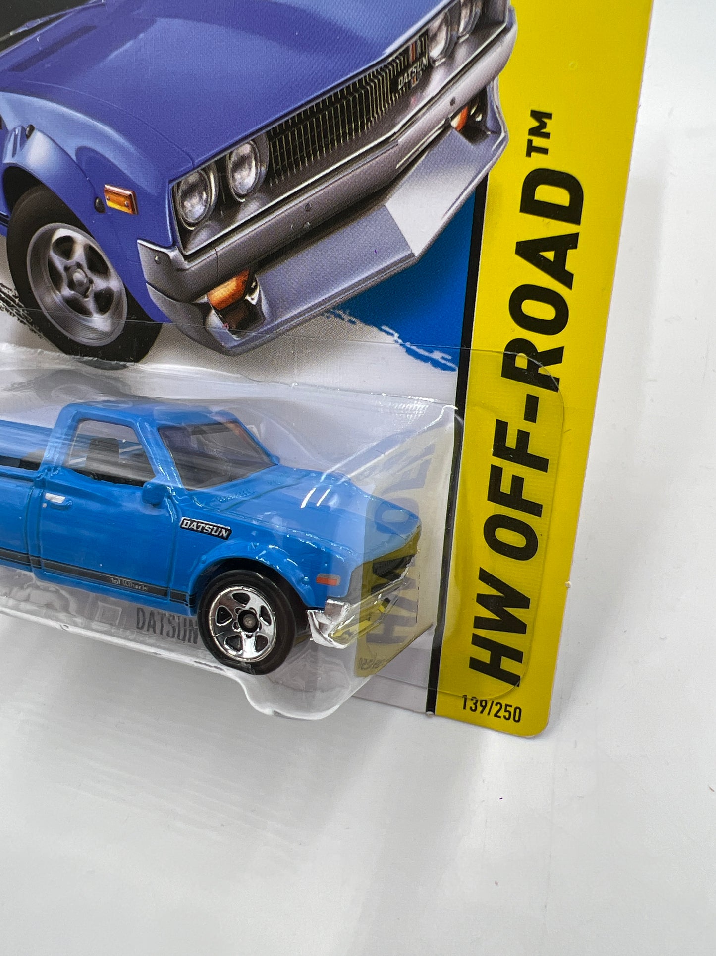 2014 Hot Wheels Kmart Exclusive Off-Road #139 Datsun 620 Blue