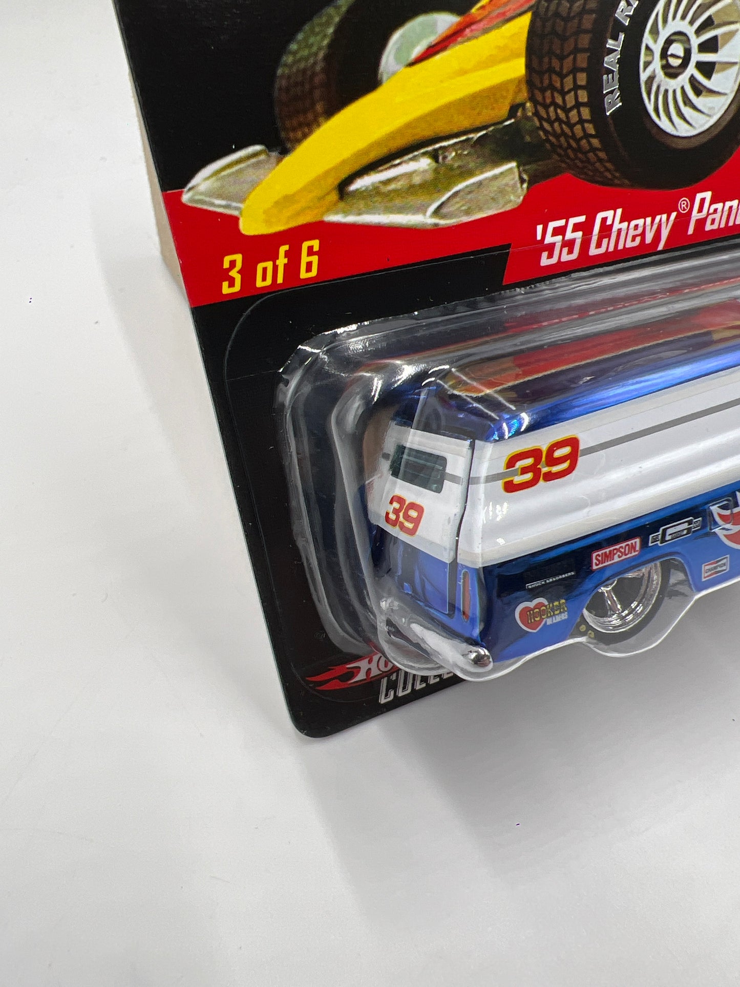 Hot Wheels RLC Real Riders Series 6 #4690/11000 55 Chevy Panel W/Protector
