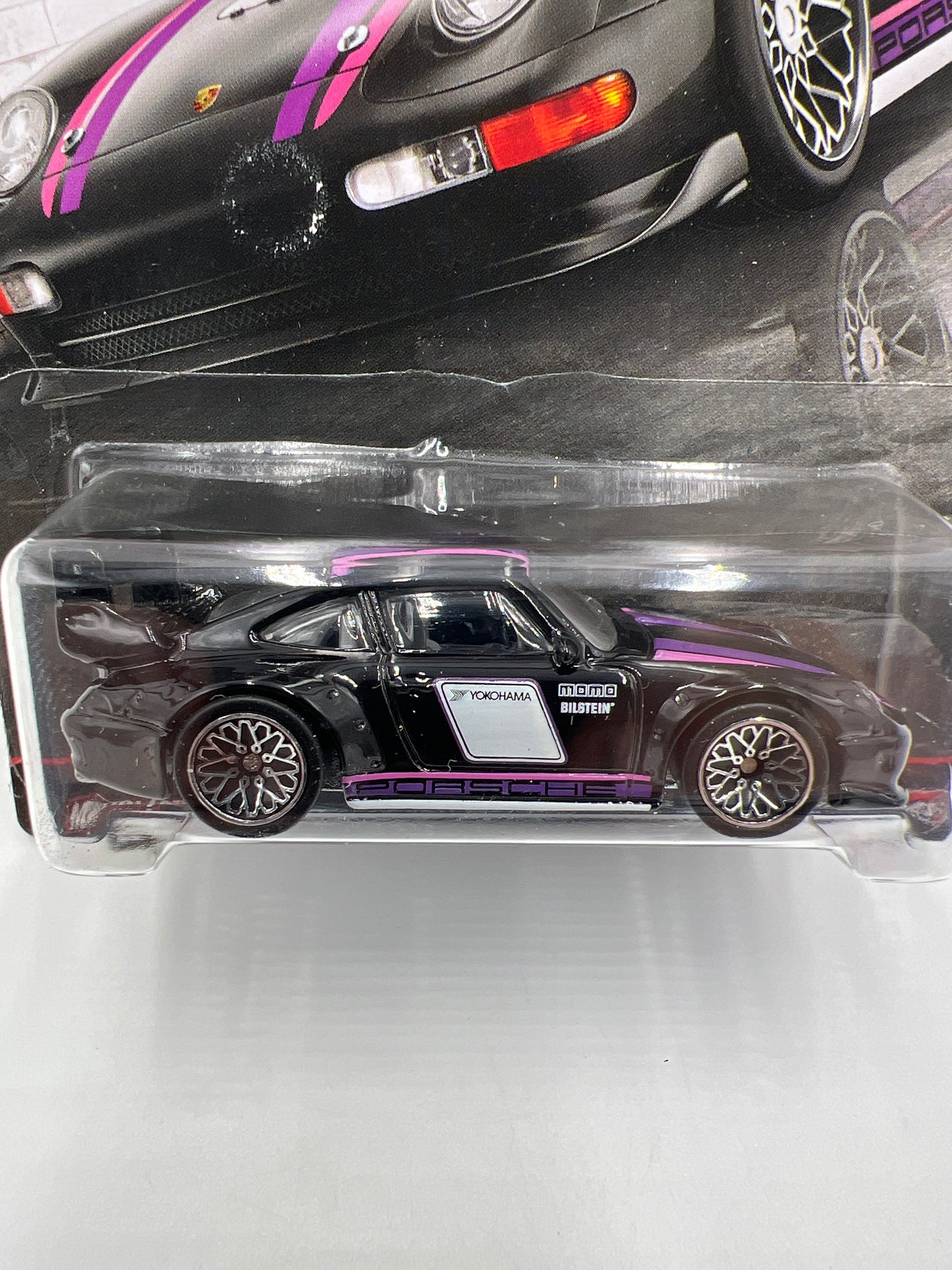Hot Wheels Car Culture Euro Style #1 Porsche 993 GT2 Black W/Protector