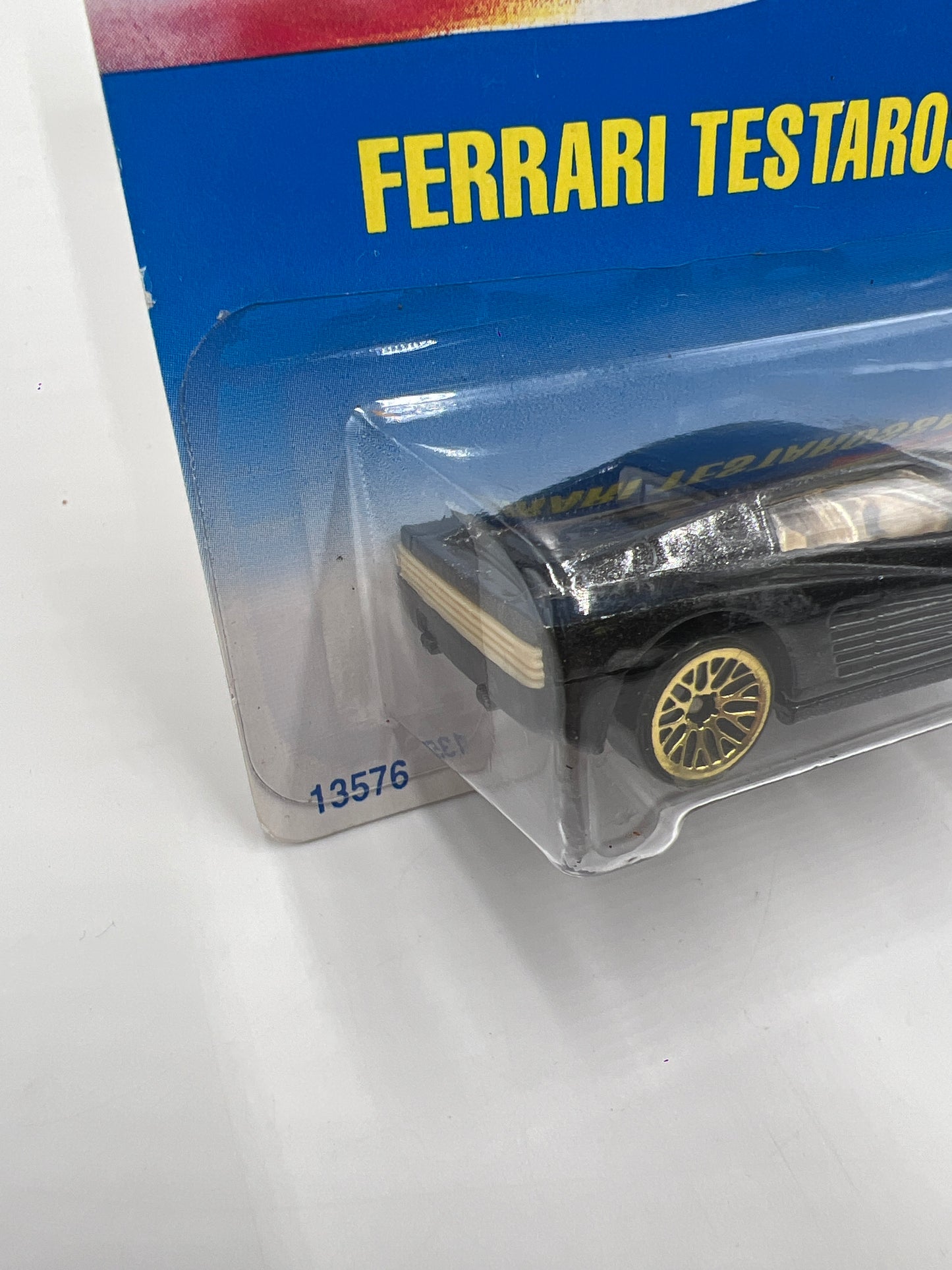 1992 Hot Wheels Gold Metal Speed #35 Ferrari Testarossa Mesh Wheels