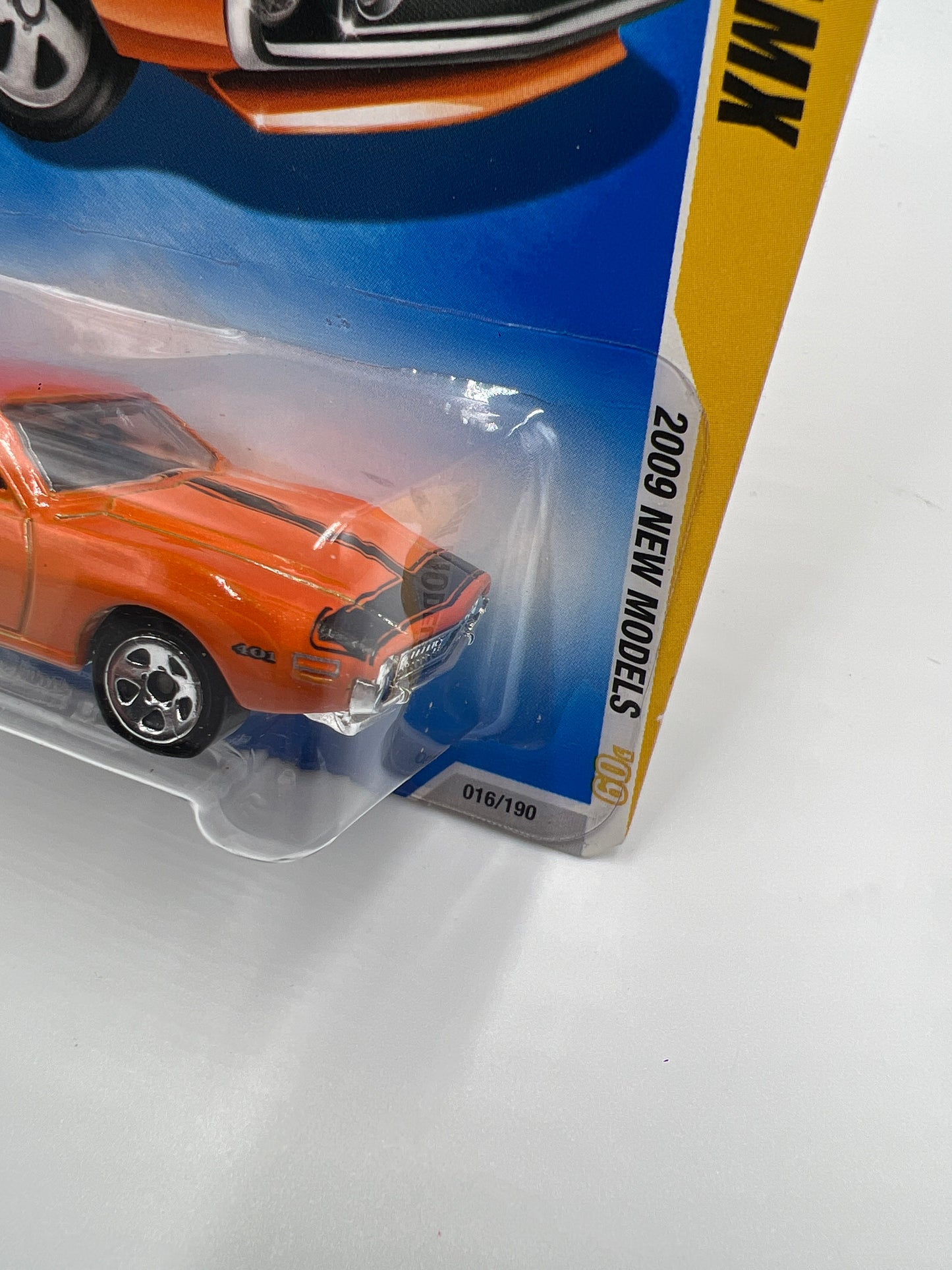 2009 Hot Wheels New Models #16 AMC Javelin AMX Orange 46A