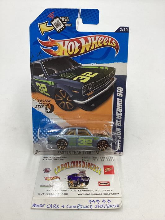 2012 Hot Wheels #92 Datsun Bluebird 510 FTE