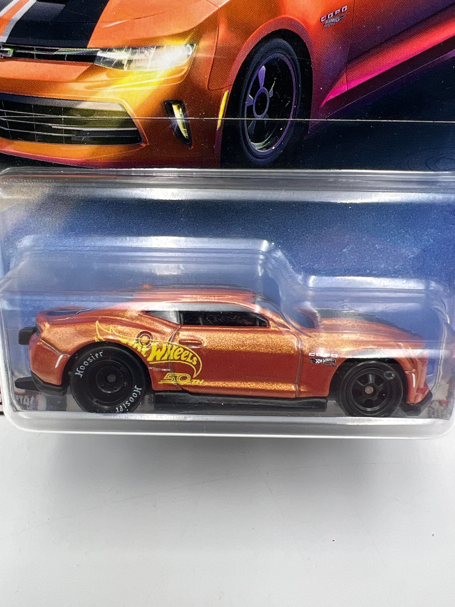 Hot Wheels Premium Boulevard #9 2018 Copo Camaro SS Orange W/Protector