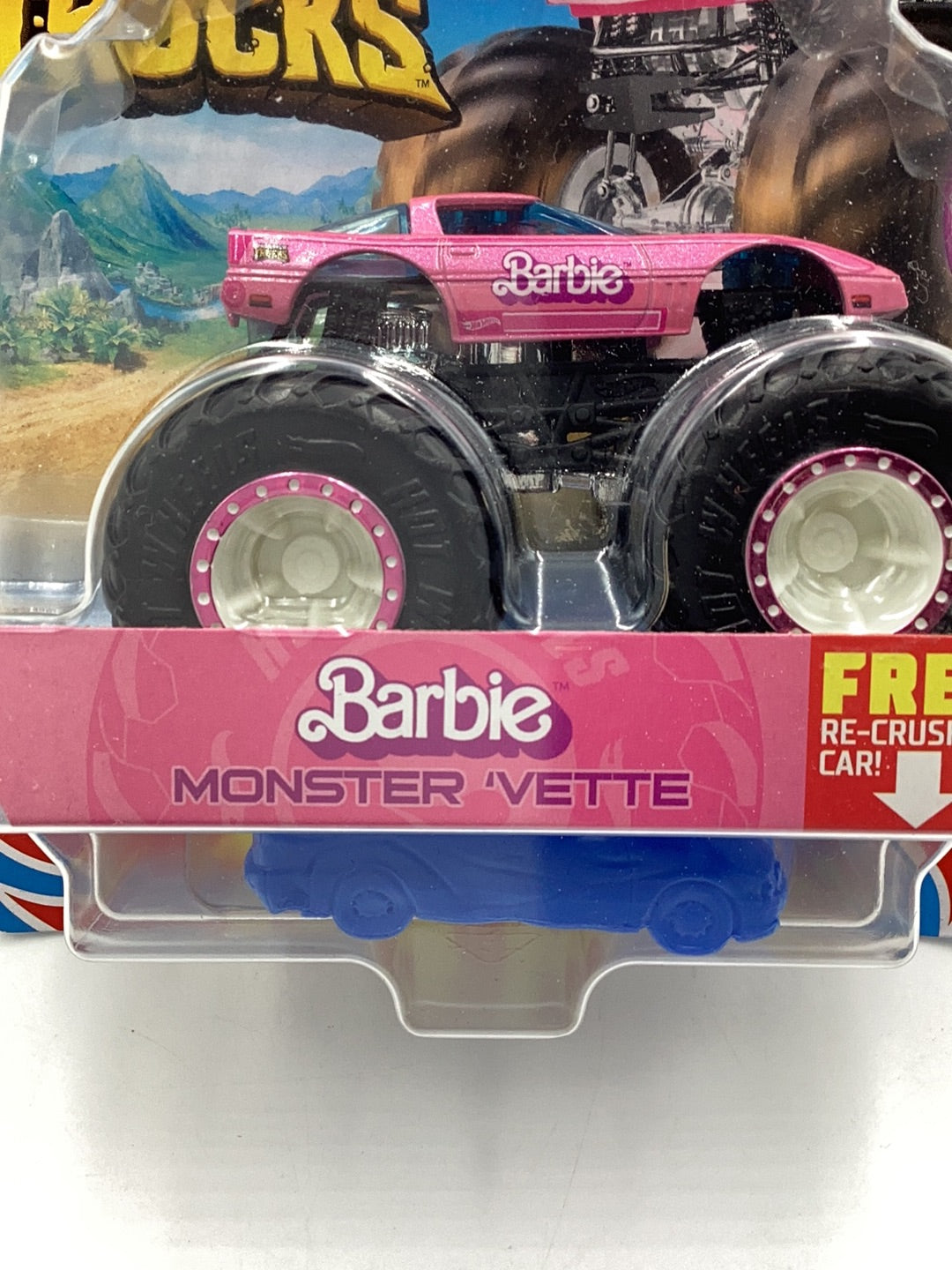Hot Wheels Monster Trucks Barbie Monster Vette treasure hunt