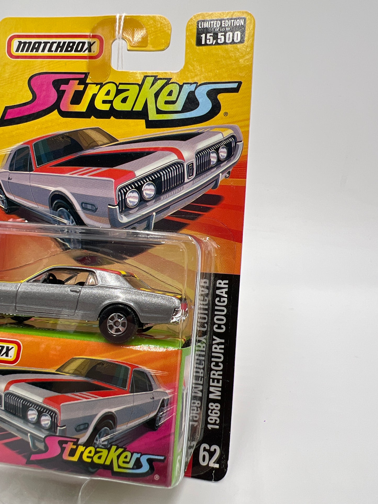 Matchbox Streakers #62 1968 Mercury Cougar Silver 168L