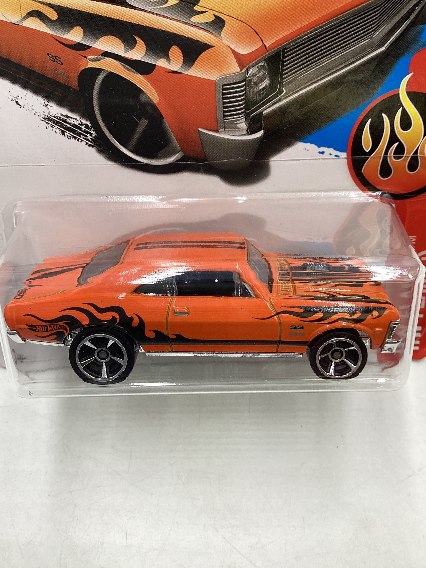 2017 Hot wheels #061 68 Chevy Nova Orange