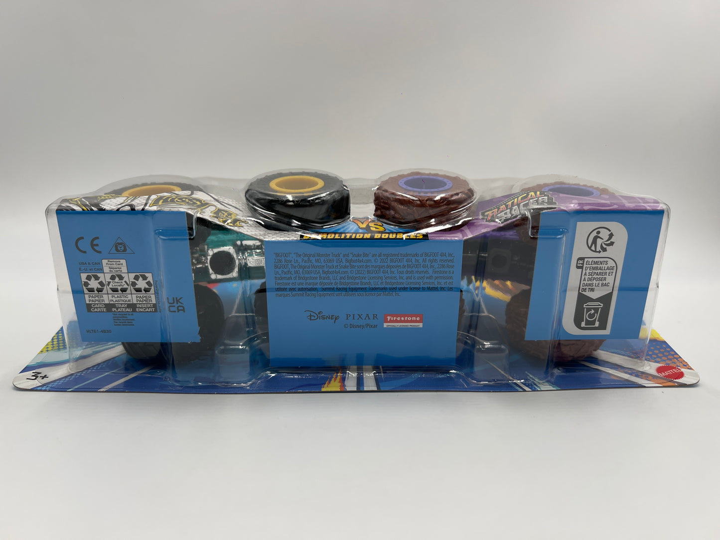 Hot Wheels Monster Trucks Demolition Doubles Hissy Fit Vs Ratical Racer