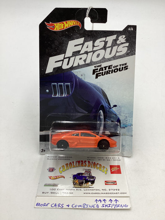 2020 Hot wheels Fast and furious Fate of the Furious Lamborghini Murcielago #6 71D