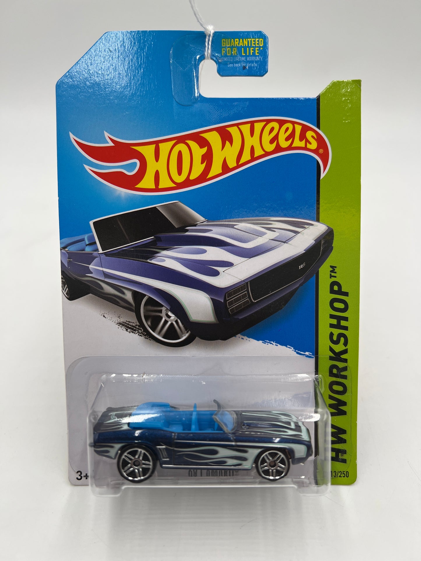 2014 Hot Wheels Workshop #213 69 Camaro Blue 18E