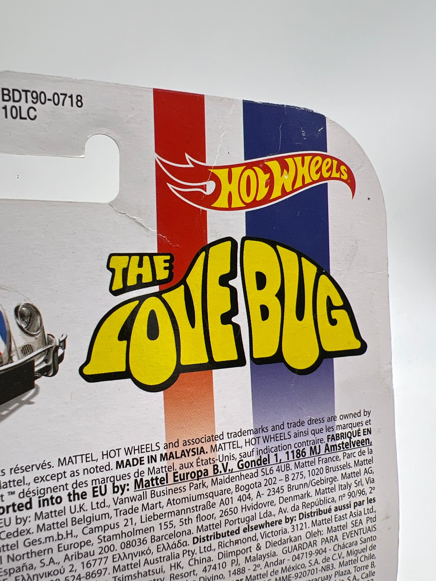 Hot Wheels Retro Entertainment The Love Bug Volkswagen Beetle Herbie W/Protector