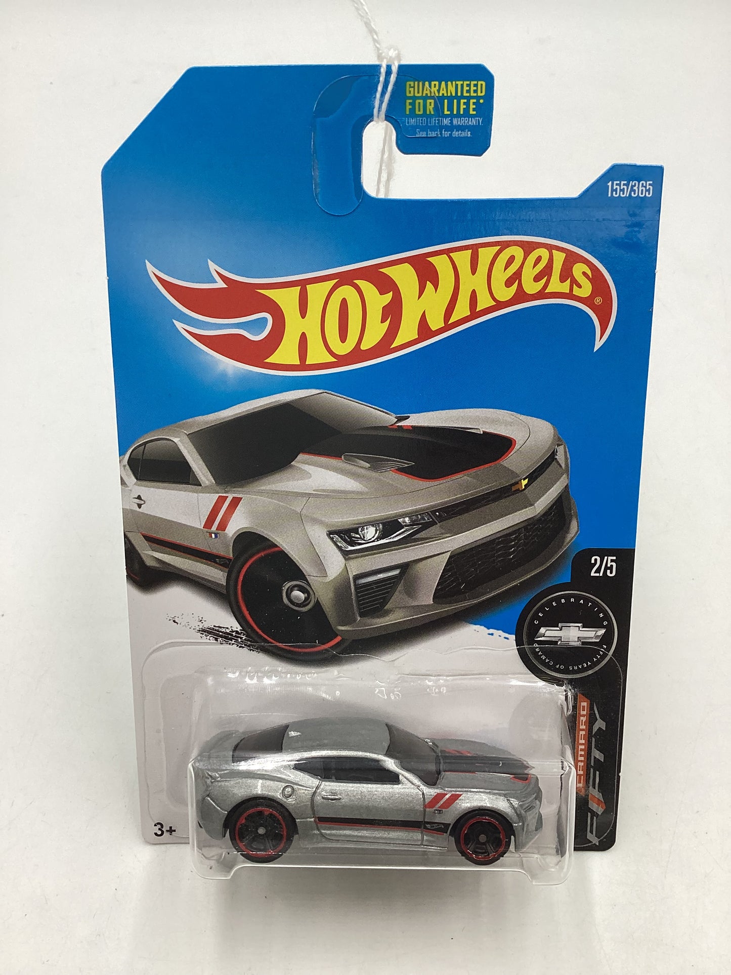 2017 Hot wheels #155 Silver 16 Camaro SS 4B