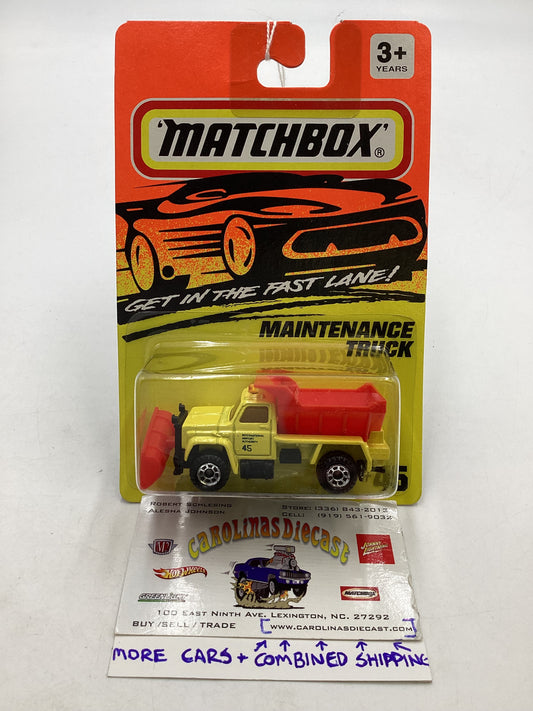 Matchbox #45 Maintenance Truck 208D