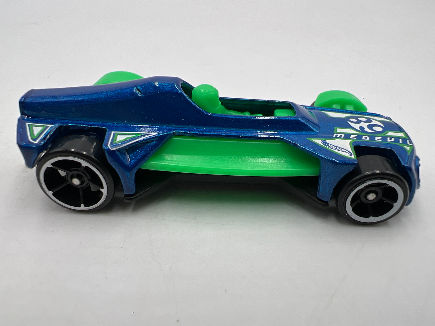 2017 Hot Wheels Mystery Models Series 2 #7 Med-Evil Blue