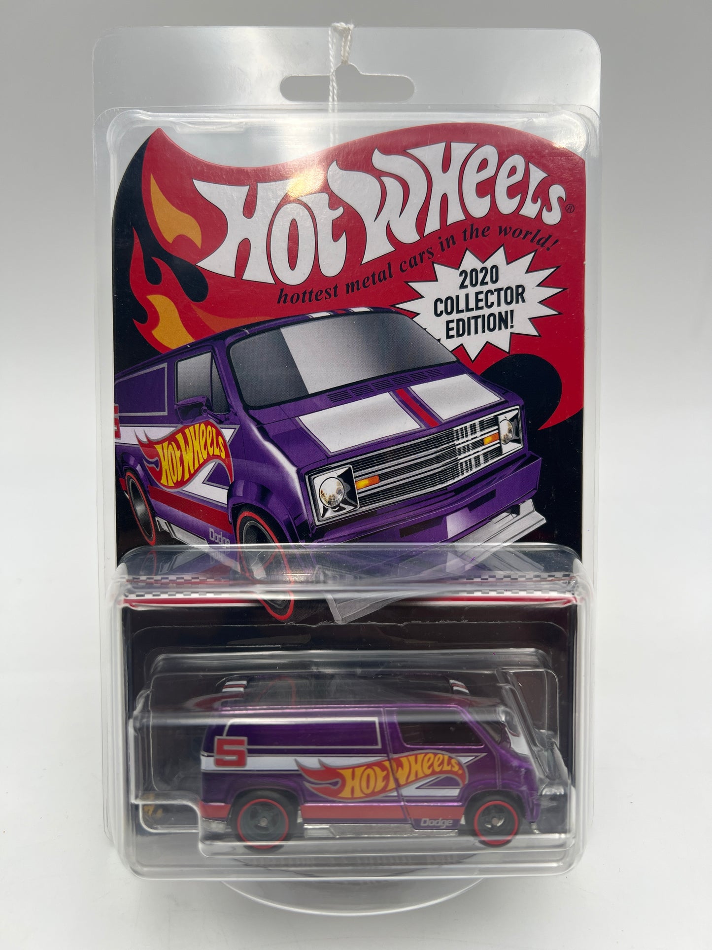 2020 Hot Wheels RLC Mail In #5 Custom 77 Dodge Van Purple W/Protector