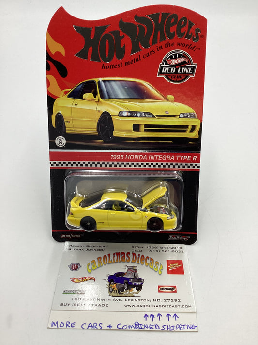 2024 Hot Wheels RLC 1995 Honda Integra Type R Yellow W/ protector