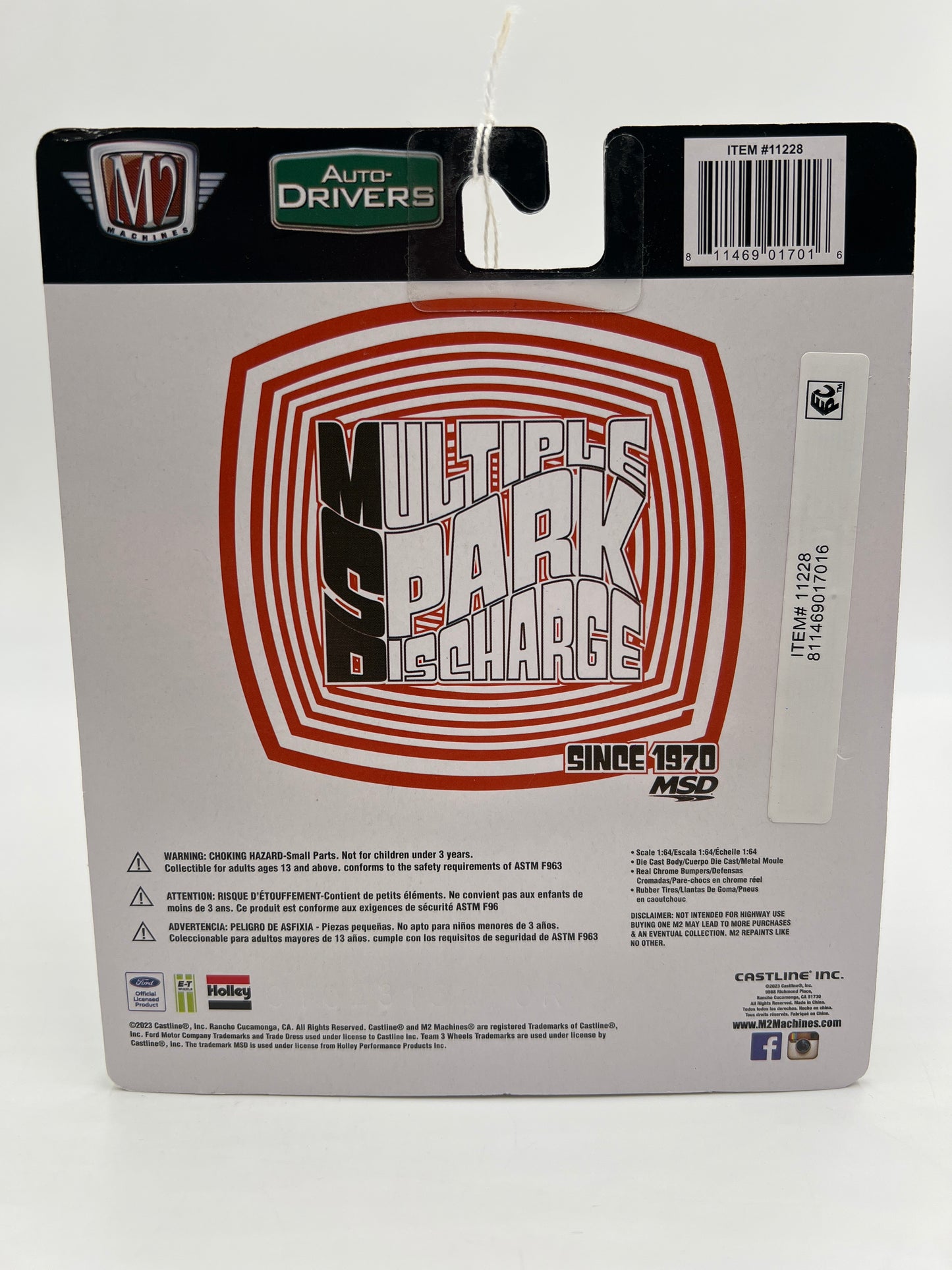 M2 Machines Auto-Drivers 1970 Ford Mustang Blue MSD R92 189E