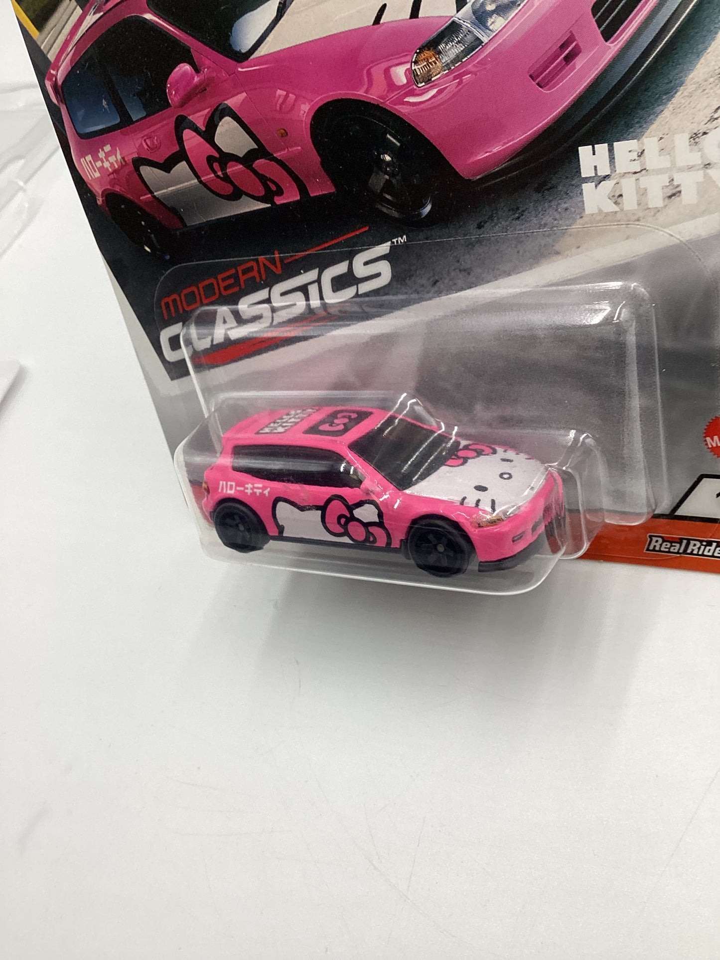 Hot Wheels Car Culture Modern Classics #1 Honda Civic EG Hello Kitty with protector