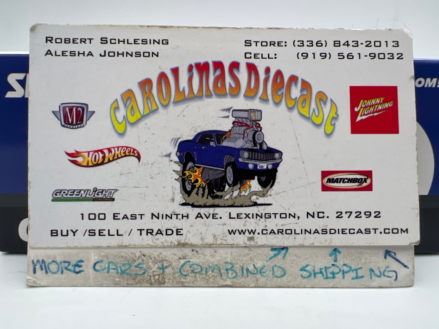 Shoom 64 Models 1:64 Dodge Ram SRT-10 White/Blue Stripes W/Accessories