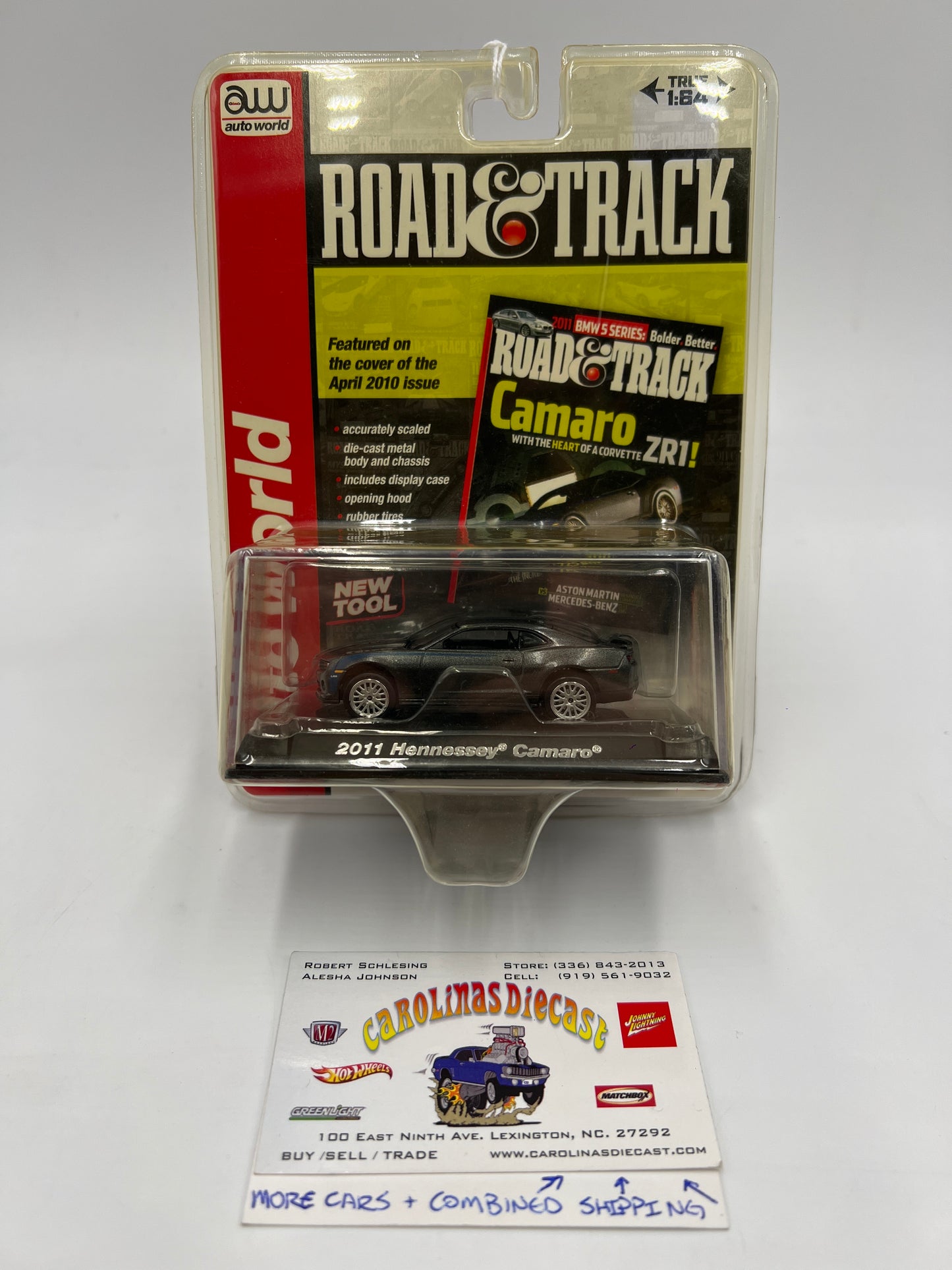 Auto World Road & Track #3 2011 Hennessey Camaro Gray 186B