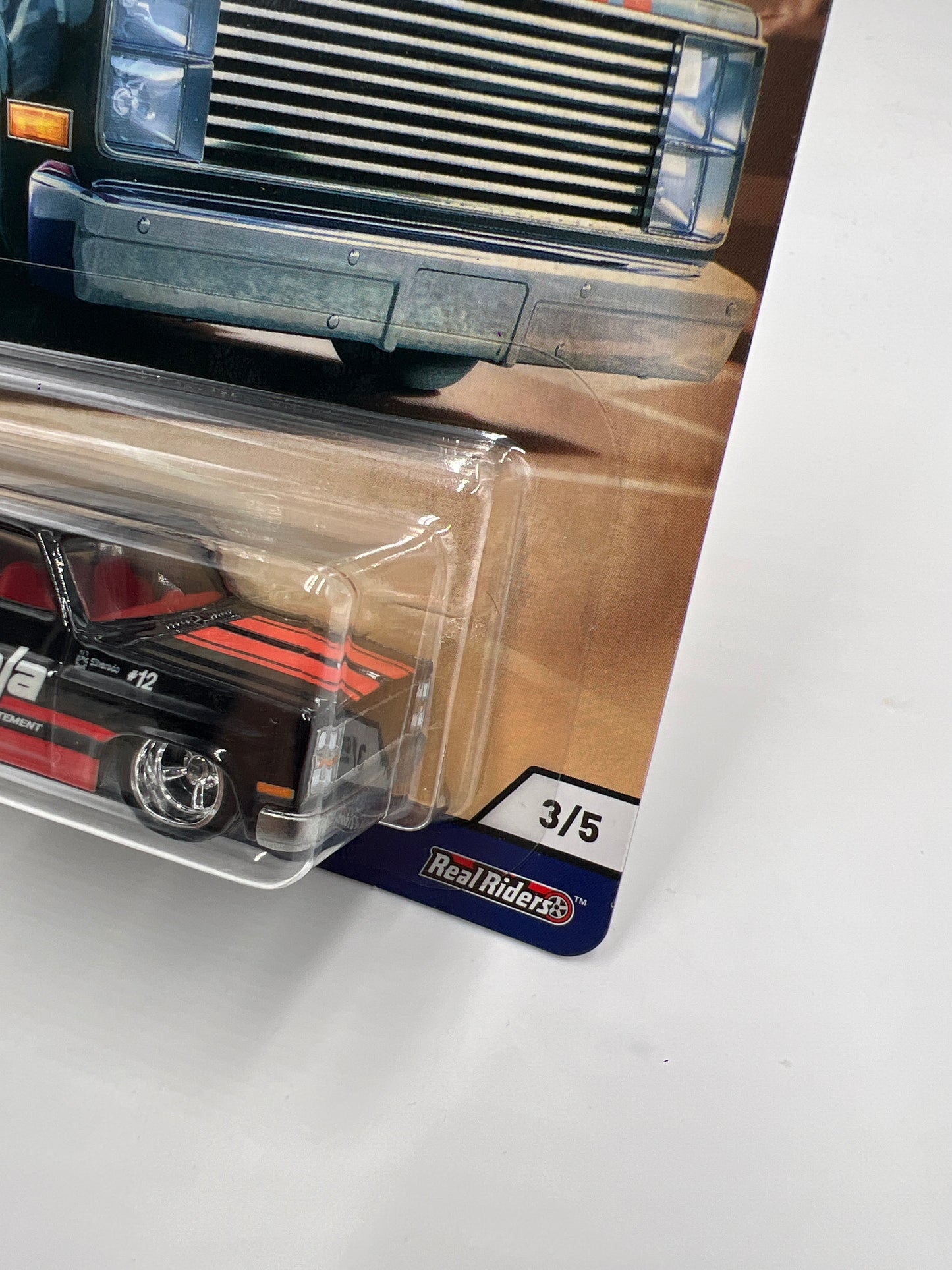 2018 Hot Wheels Premium Car Culture Shop Trucks #3 83 Chevy Silverado Borla W/Protector