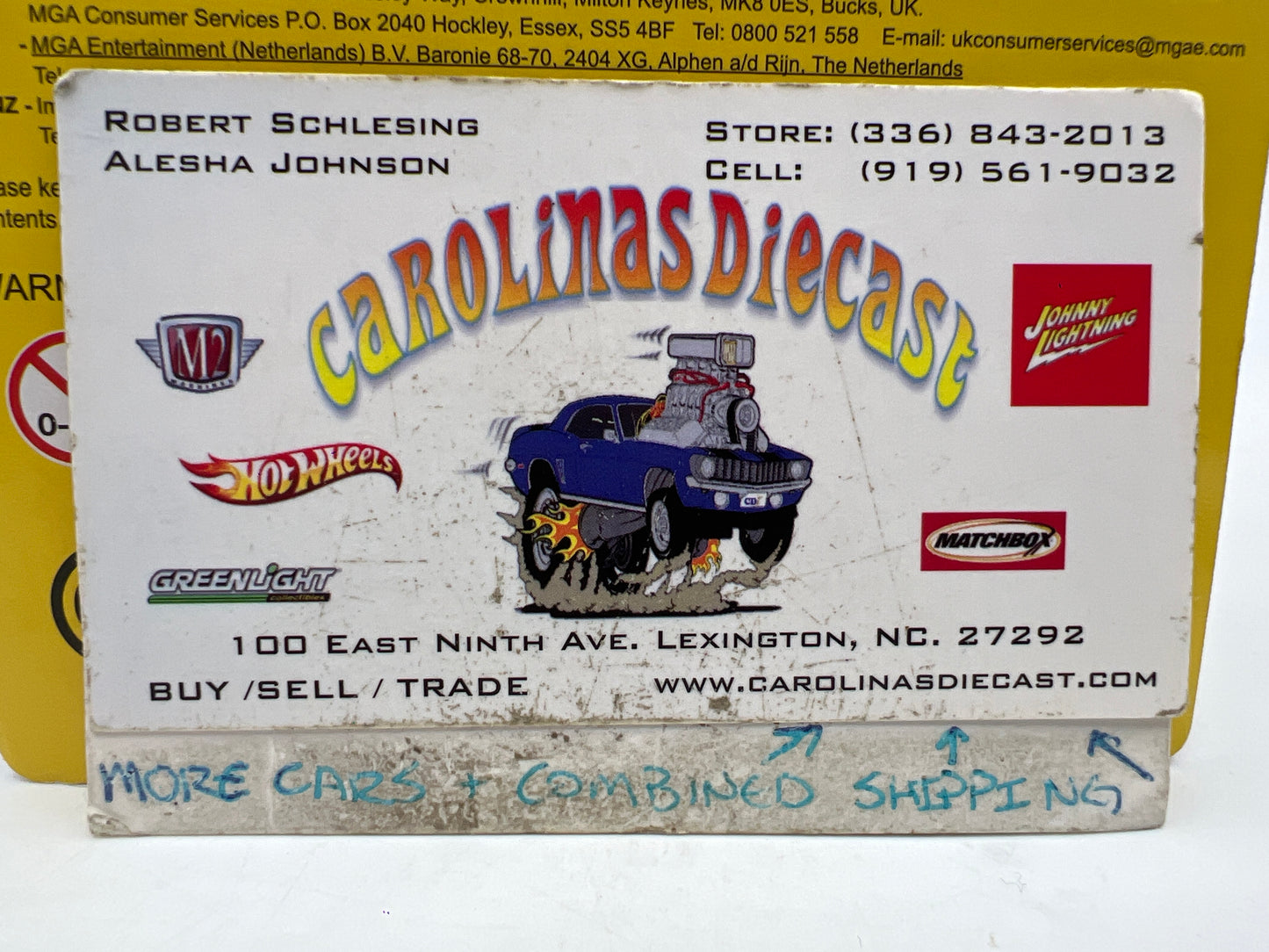 Car Tuned Series 2 Walgreens Exclusive #1 68 Chevy El Camino Yellow 180J
