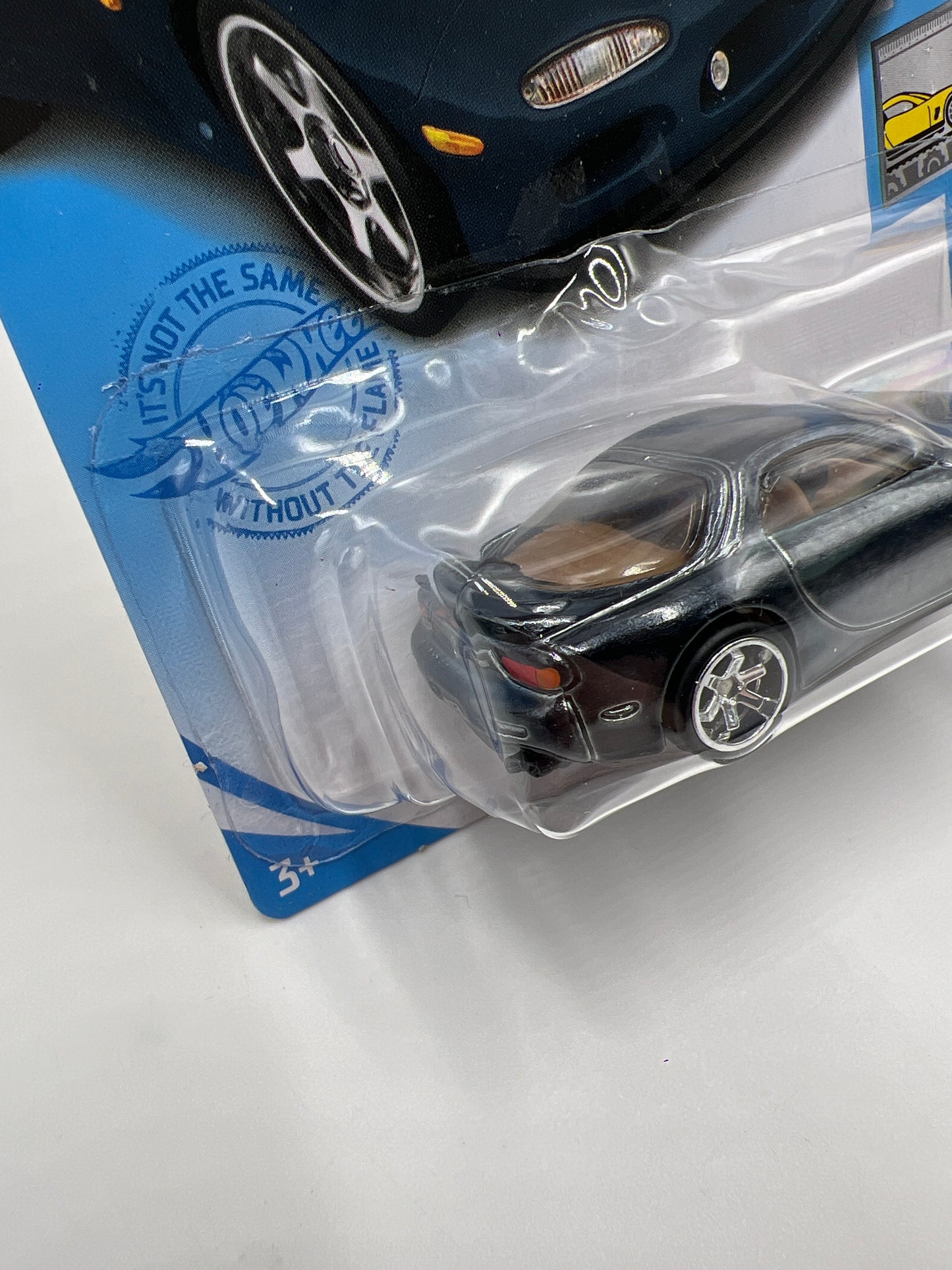 2021 Hot Wheels Super Treasure Hunt #88 95 Mazda RX-7 Black W/Protector
