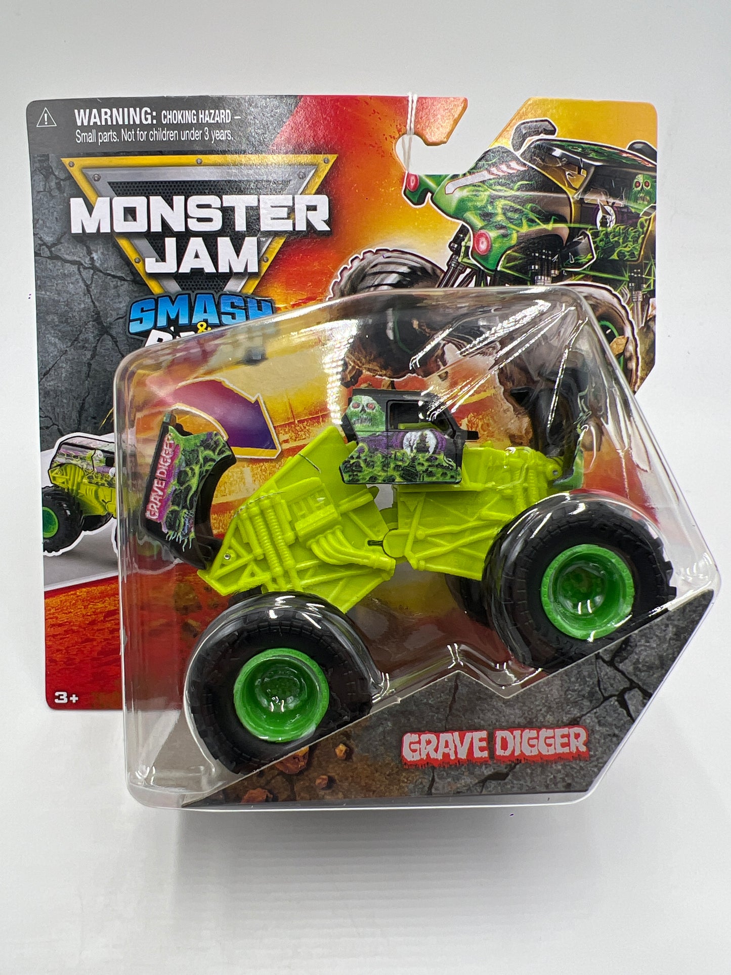 Spin Master Monster Jam Smash & Bash Series 1 Grave Digger 135A
