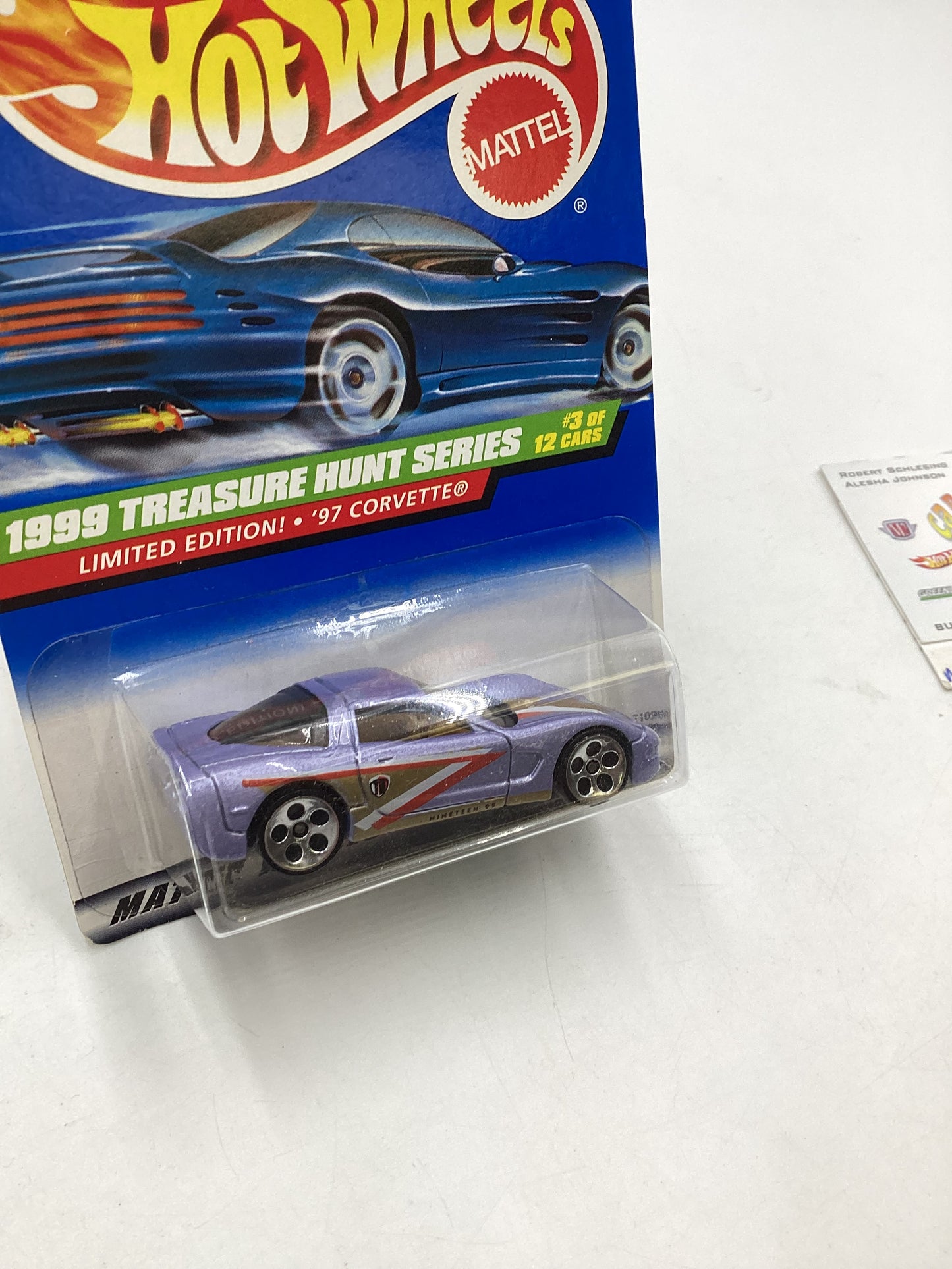 1999 Hot Wheels Treasure Hunt 3/12 97 Corvette #931 275H