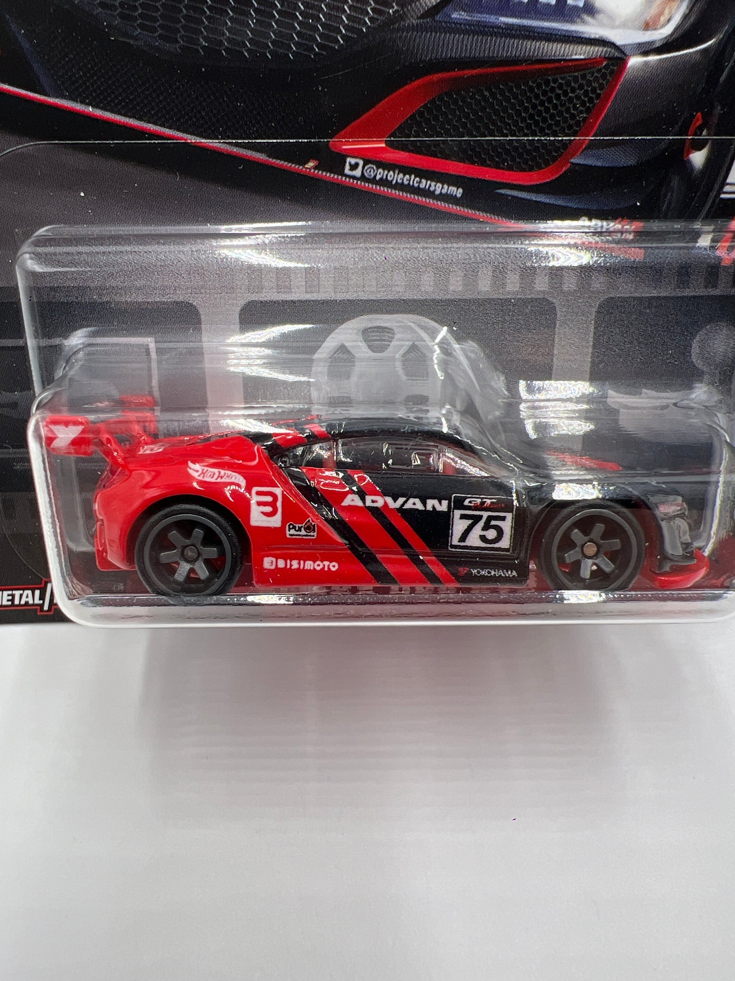 Hot Wheels Premium Project Cars 2 Acura NSX GT3 Advan W/Protector