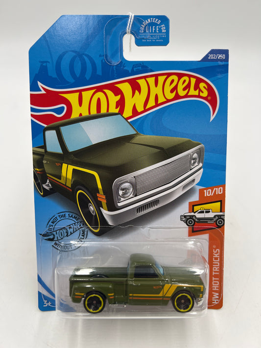 2020 Hot Wheels Hot Trucks #202 69 Chevy Pickup Green 16D