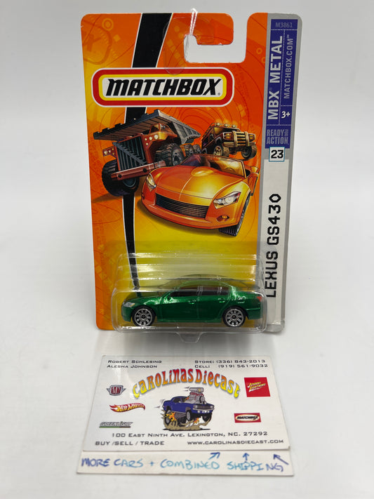 Matchbox MBX Metal #23 55th Anniversary Lexus GS430 Emerald Green 216M