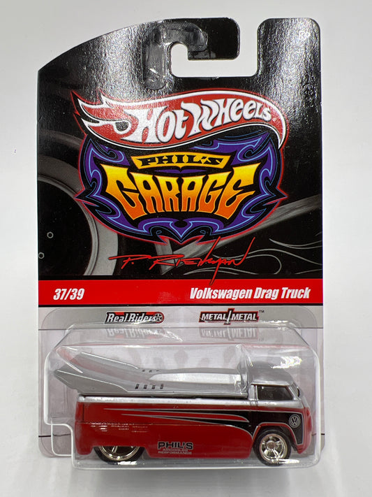 Hot Wheels Premium Phils Garage #37 Volkswagen Drag Truck Red