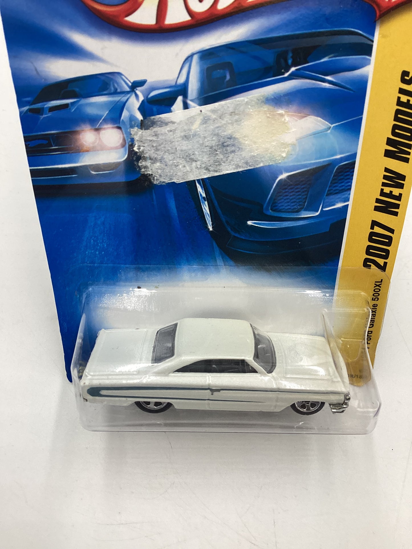 2007 Hot Wheels New Models #18 1964 Ford Galaxie 500XL White Kmart Exclusive 234E