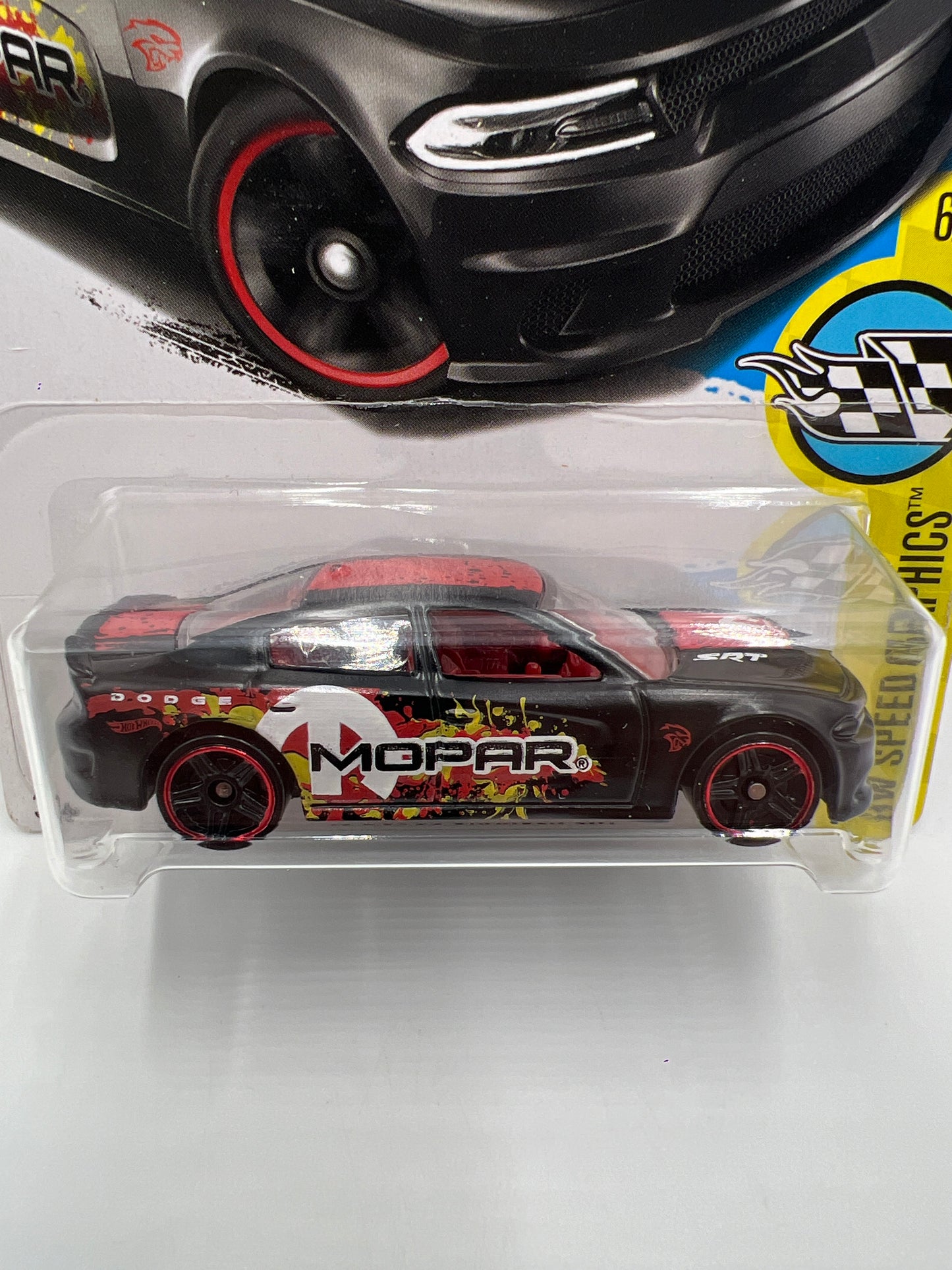 2017 Hot Wheels Speed Graphics #106 15 Dodge Charger SRT Black