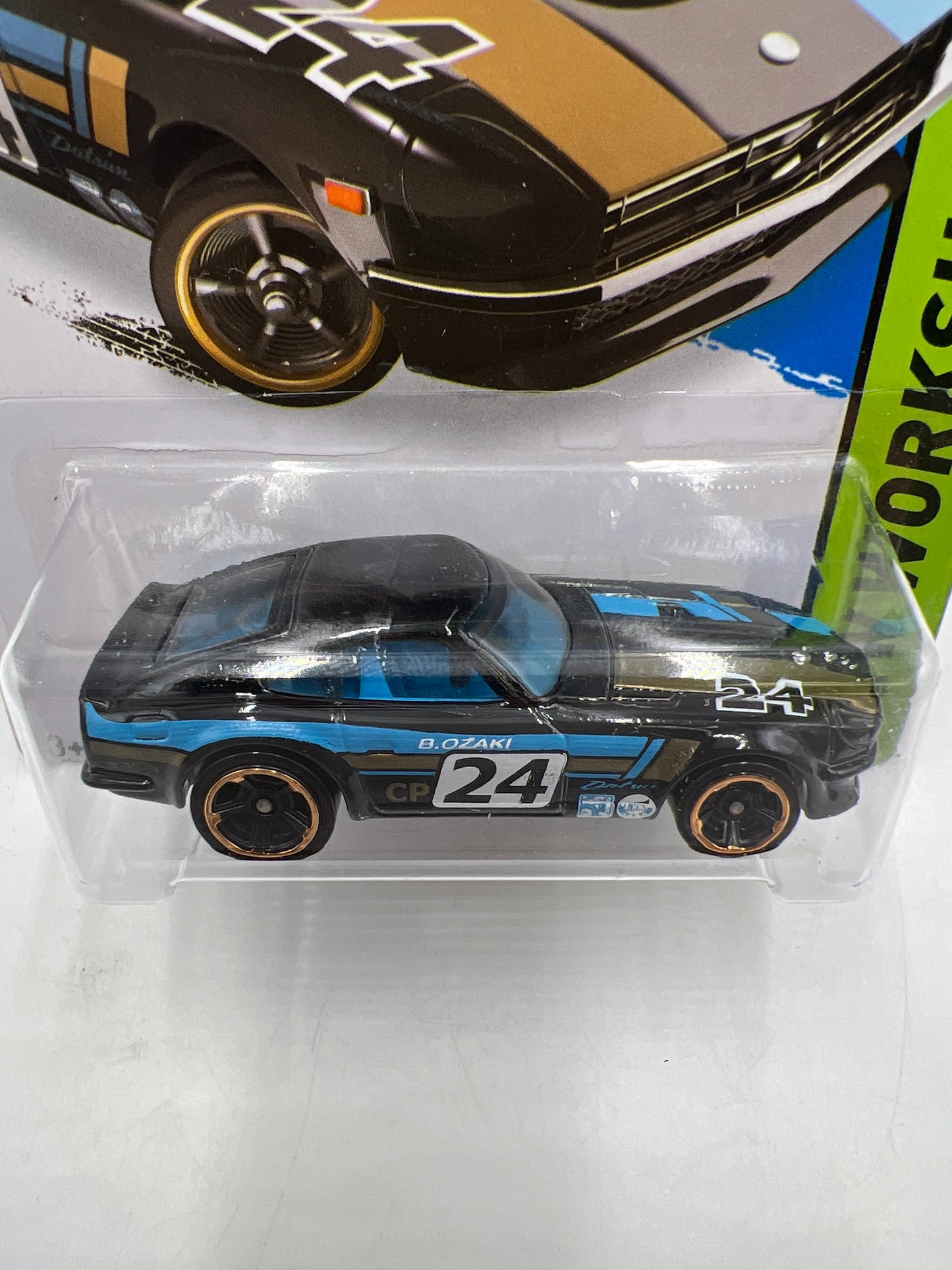 2015 Hot Wheels Workshop #243 Datsun 240Z Black 87F