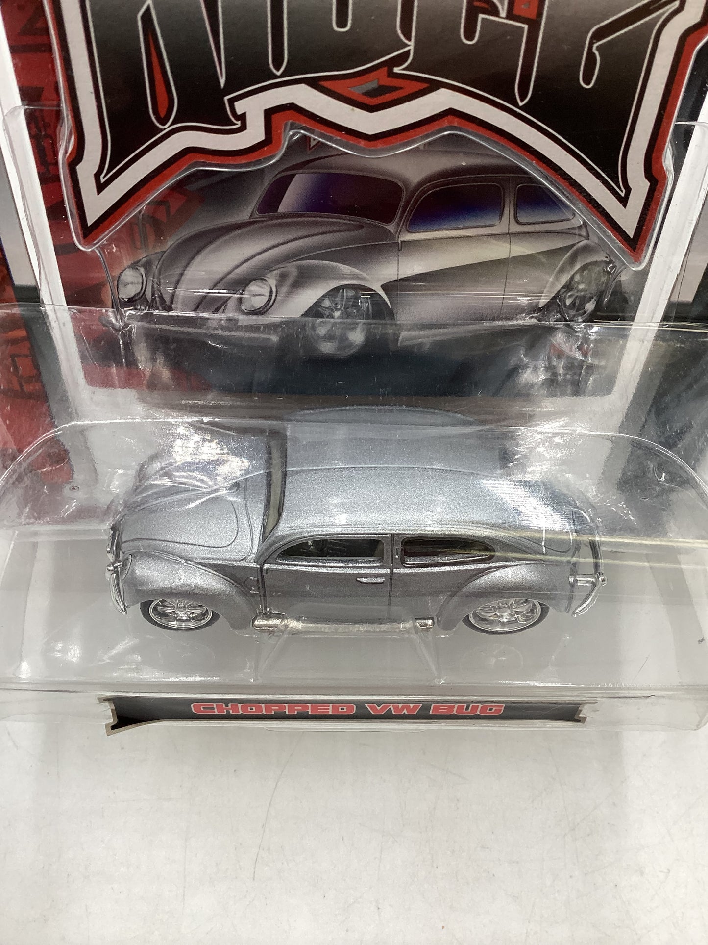 2006 Maisto Urban Diecast Collection Ridez Chopped VW Bug Silver