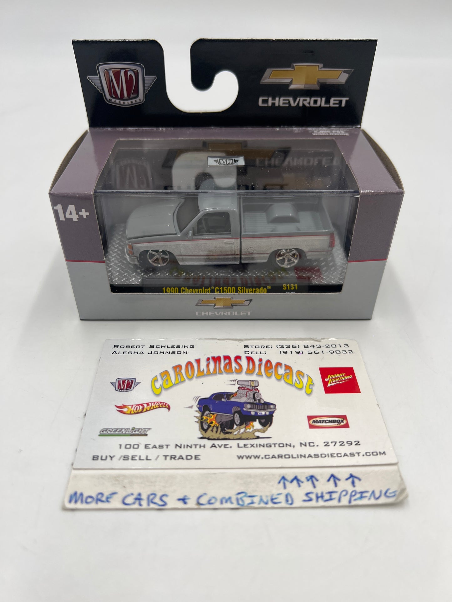 M2 Machines 1990 Chevrolet C1500 Silverado Silver S131