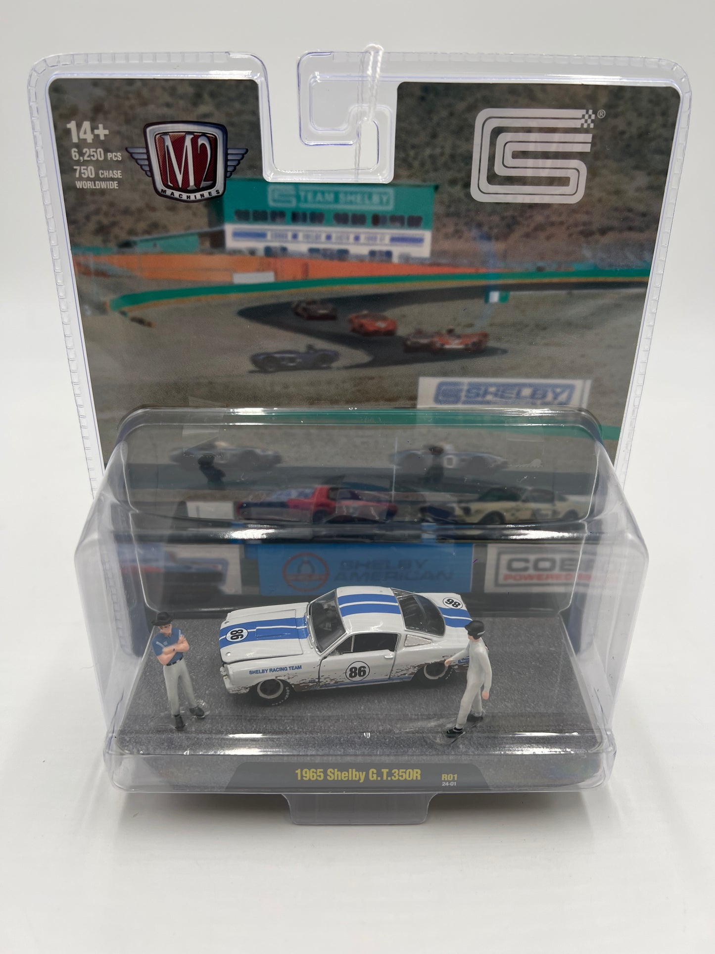 2024 M2 Machines Diorama 1965 Shelby G.T.350R R01 198D