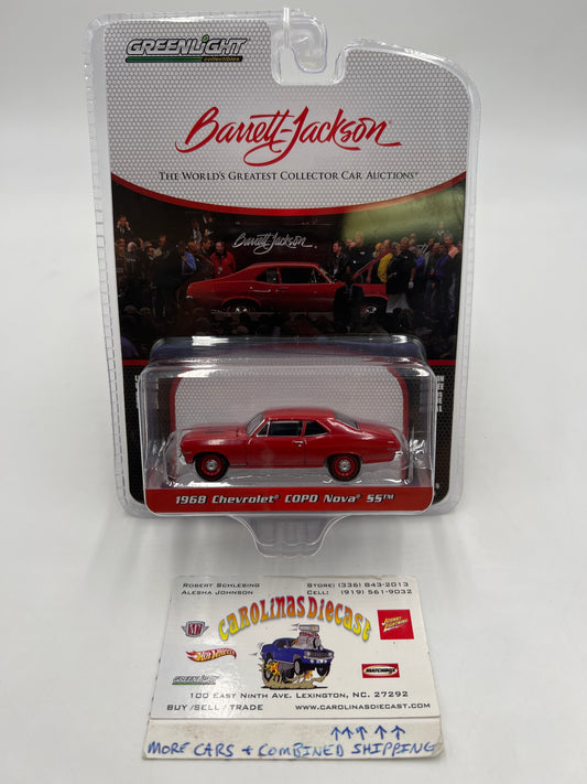 Greenlight Barrett-Jackson 1968 Chevrolet COPO Nova SS Red 178F