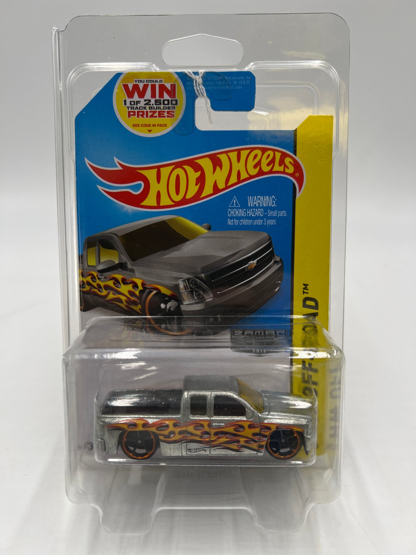 2014 Hot Wheels Off-Road #132 Zamac 004 Chevy Silverado W/Protector