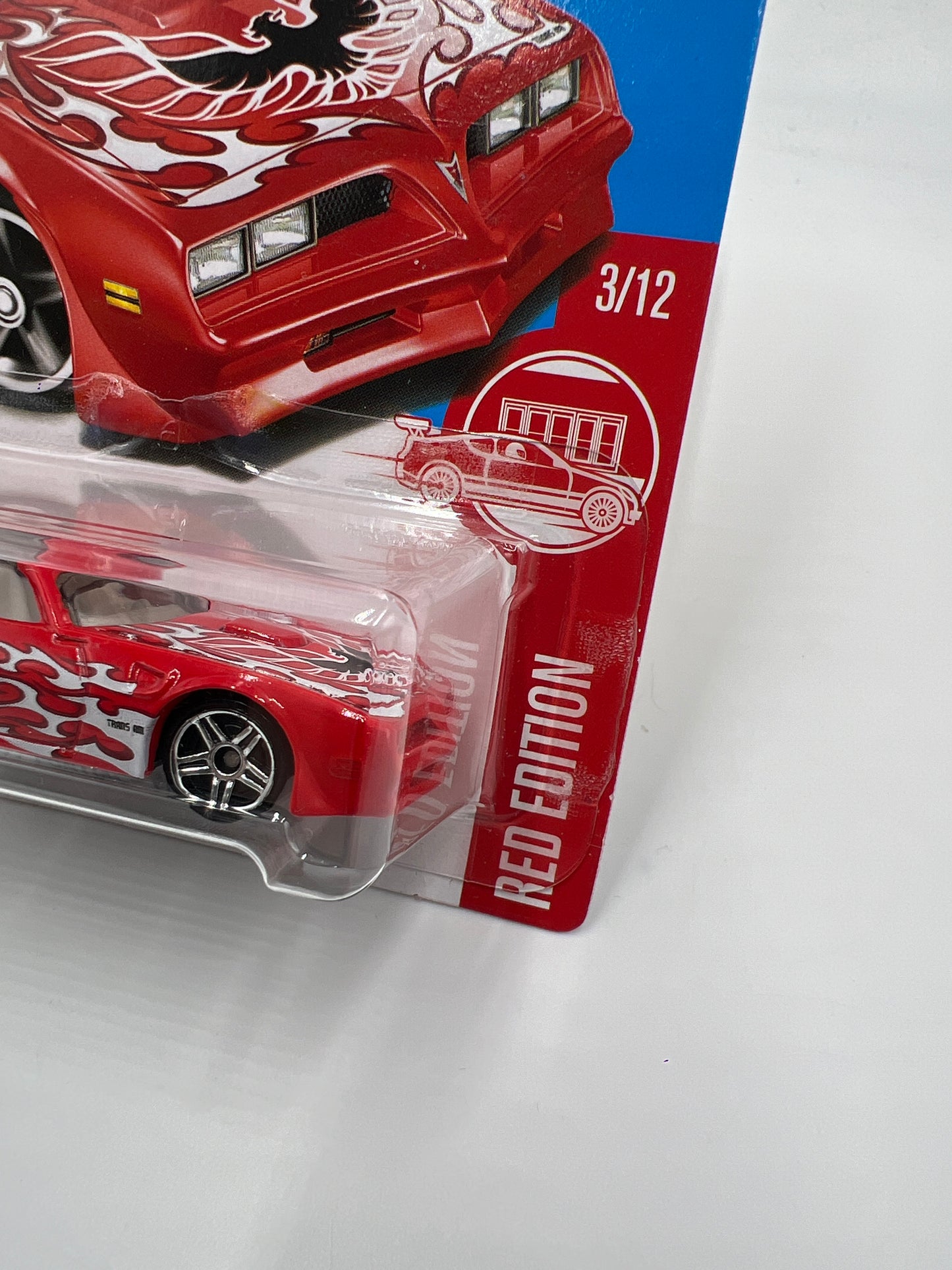 Hot Wheels Target Red Edition 77 Pontiac Firebird Red W/Protector