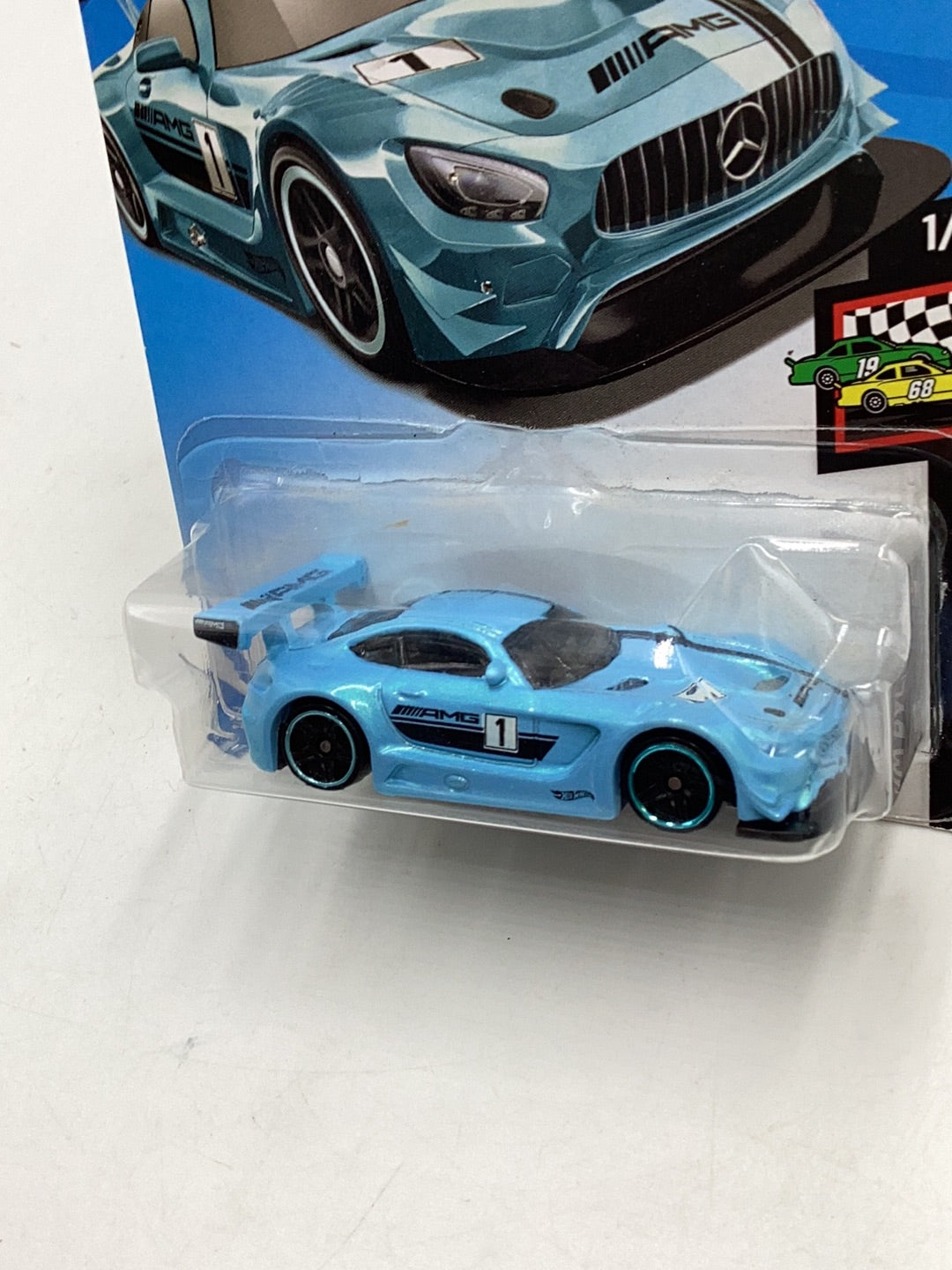 2019 Hot Wheels #74 16 Mercedes AMG GT3 90C