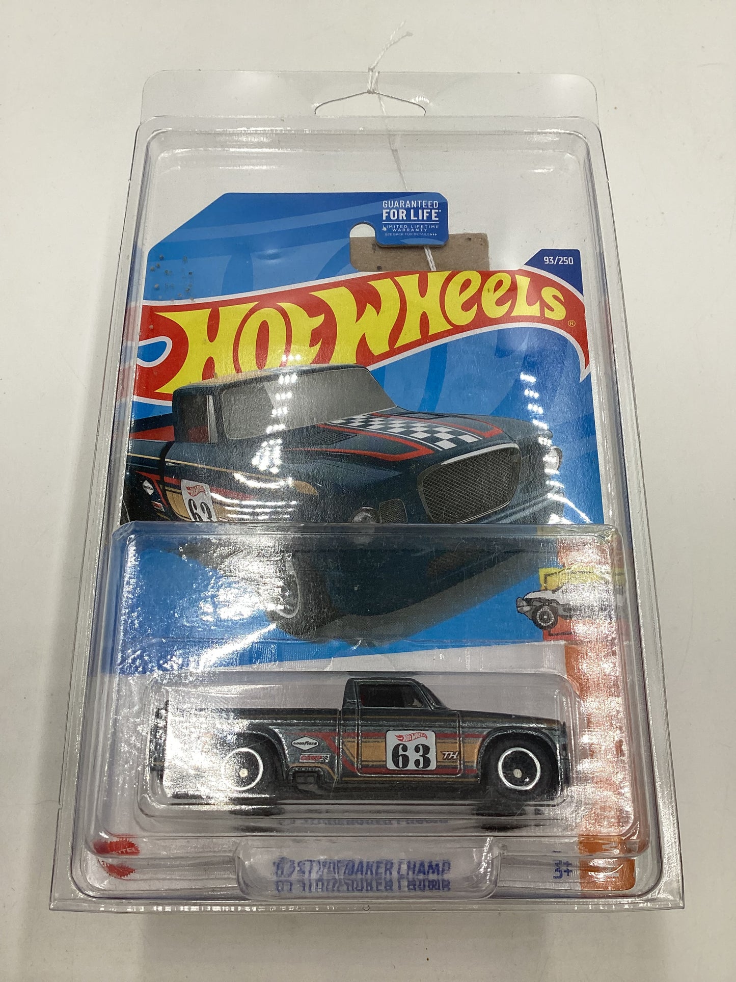 2022 Hot Wheels Super Treasure Hunt #093 63 Studebaker Champ W/ Protector