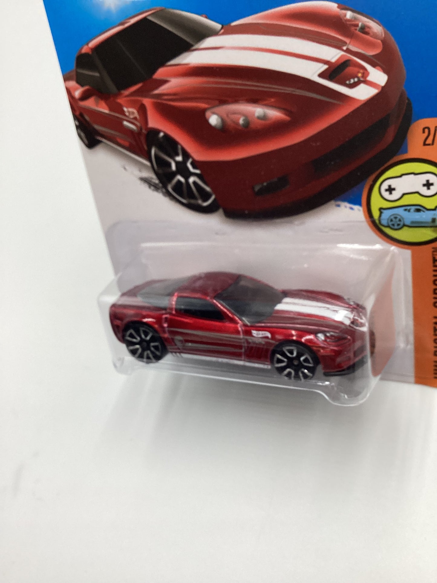 2016 Hot Wheels Treasure hunt #22 11 Corvette Grand Sport Red