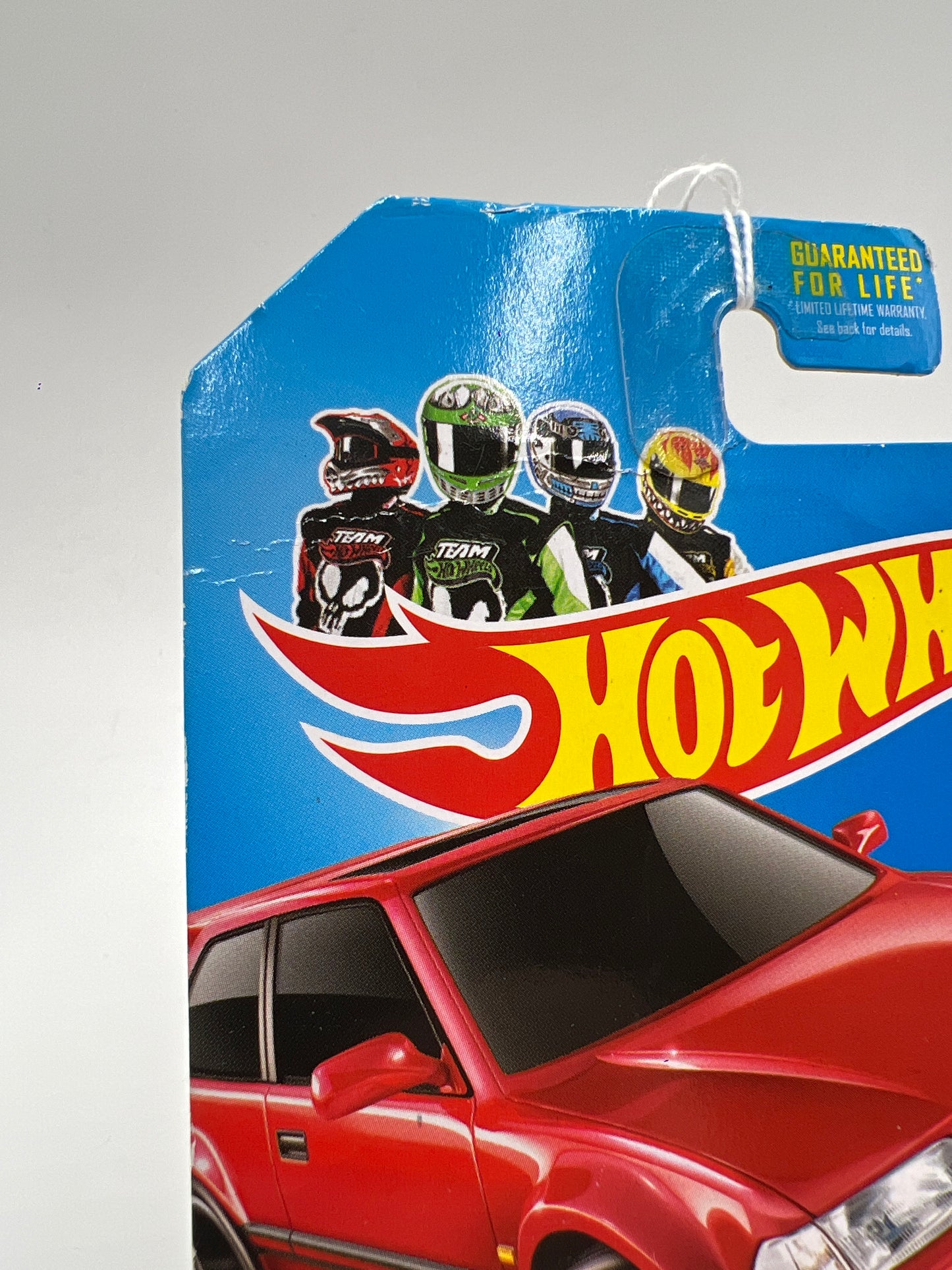 2014 Hot Wheels City #30 1990 Honda Civic EF Red Bad Card 78A