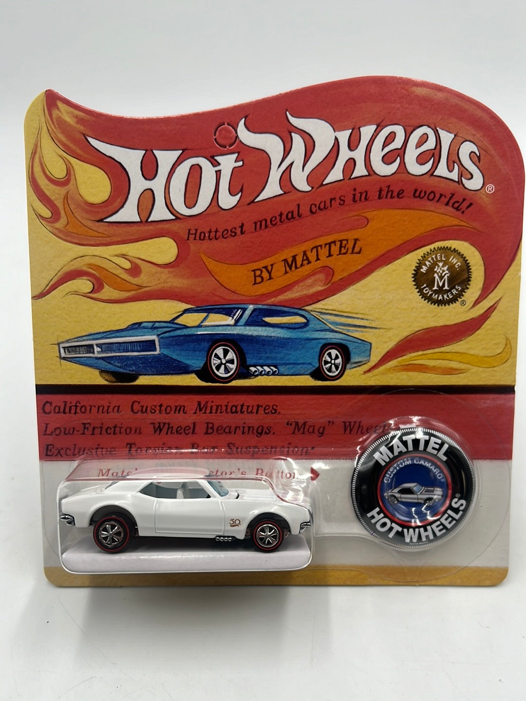 2019 Hot Wheels RLC Custom Camaro White EP 10392/12000