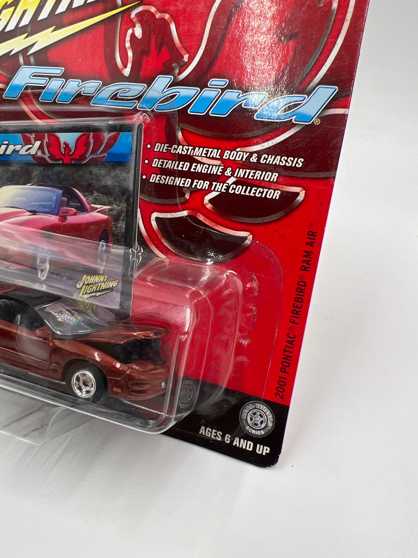 Johnny Lightning Firebird Release 2 2001 Pontiac Firebird Ram Air Red