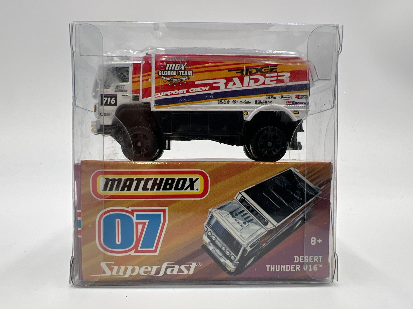Matchbox Superfast #7 Desert Thunder V16 White