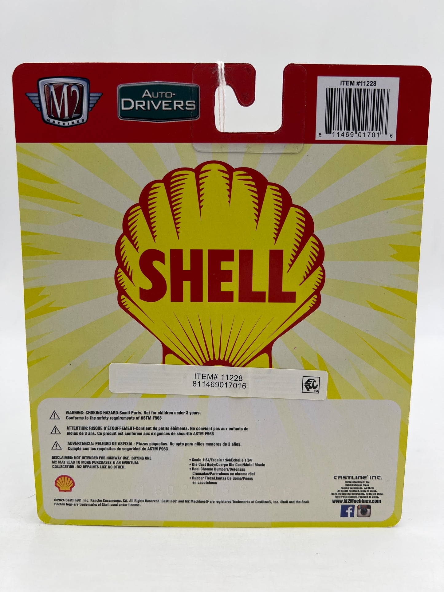 M2 Machines Auto-Drivers CHASE Shell Belly Tanker R117